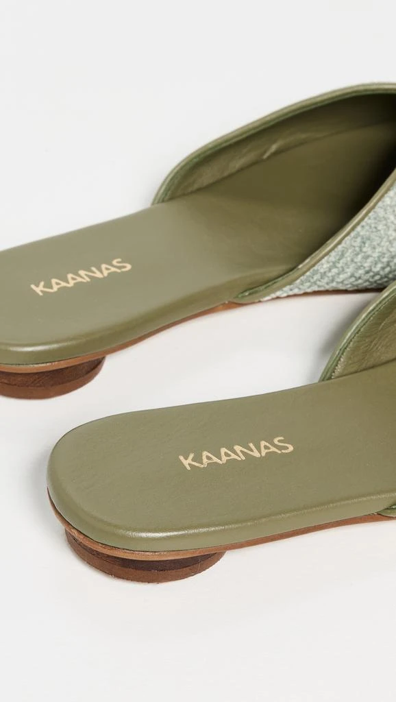 Kaanas Serene Square Toe Woven Flats 3