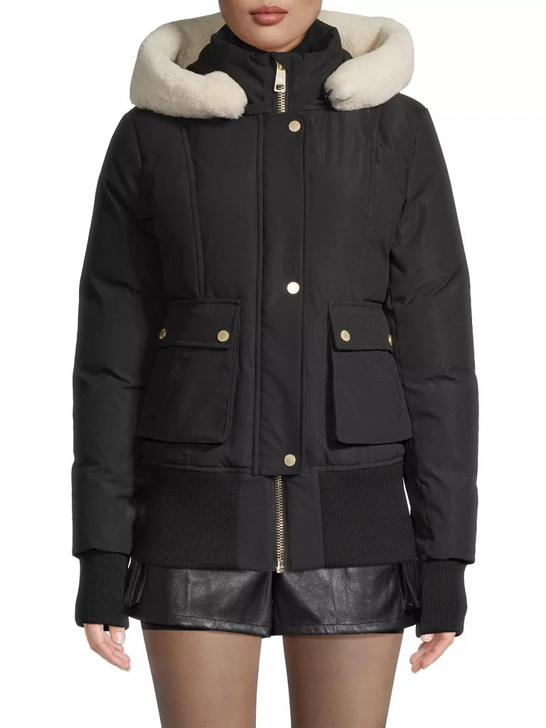 Nicole Benisti Fordham Shearling Down Jacket 3