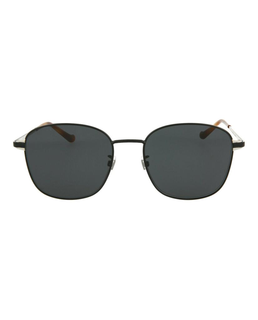Gucci Square-Frame Metal Sunglasses