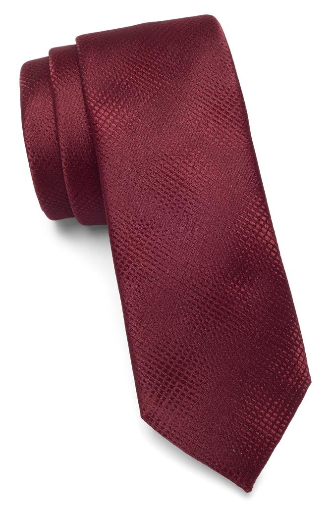 Original Penguin Speer Textured Geometric Satin Tie