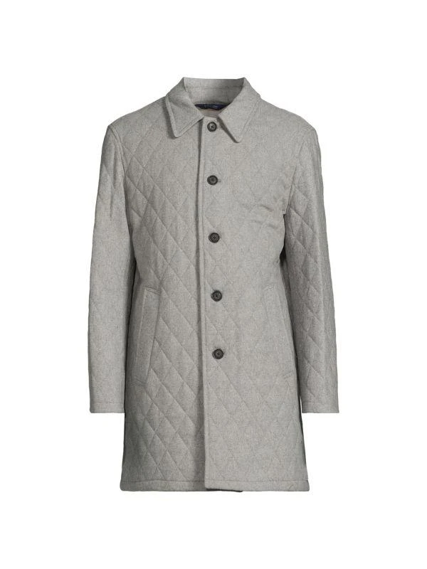 Cardinal of Canada Longline Wool Blend Quilted Jacket 3