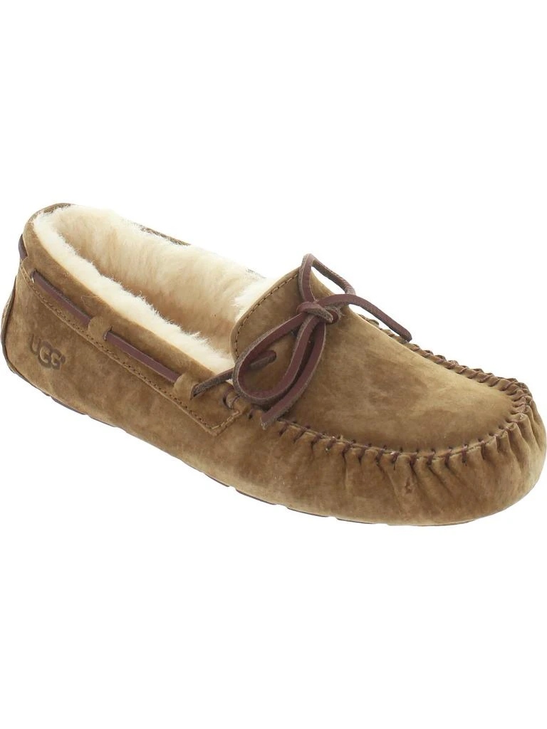 UGG Dakota Womens Suede Sheepskin Lined Moccasin Slippers 5