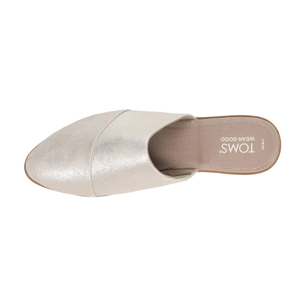 TOMS Jade Metallic Mules 4