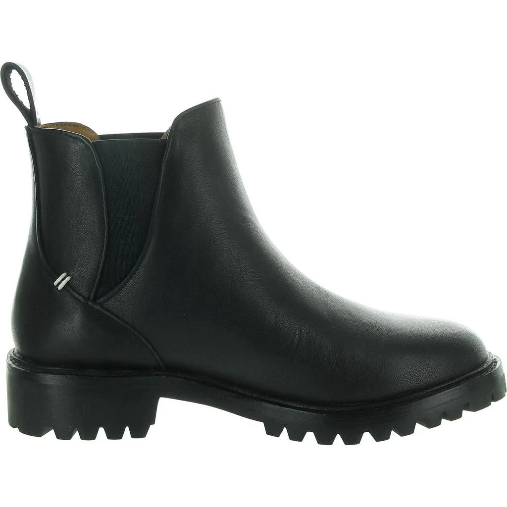 Vibram Womens Laceless Faux Leather Ankle Boots 2