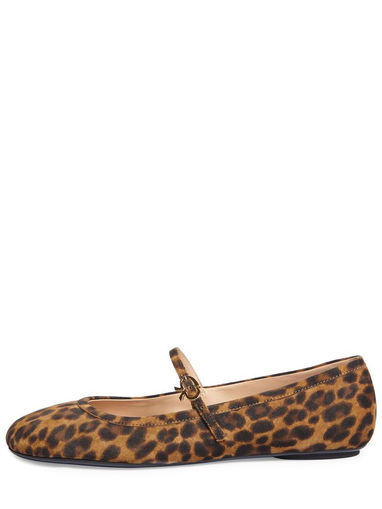 GIANVITO ROSSI 5mm Carla Suede Ballerina Flats