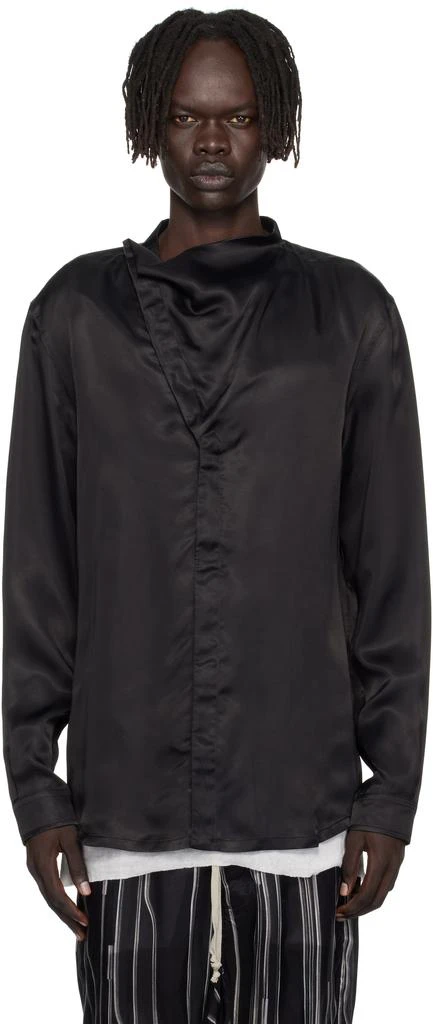 Rick Owens Black Concordians Island Shirt 1