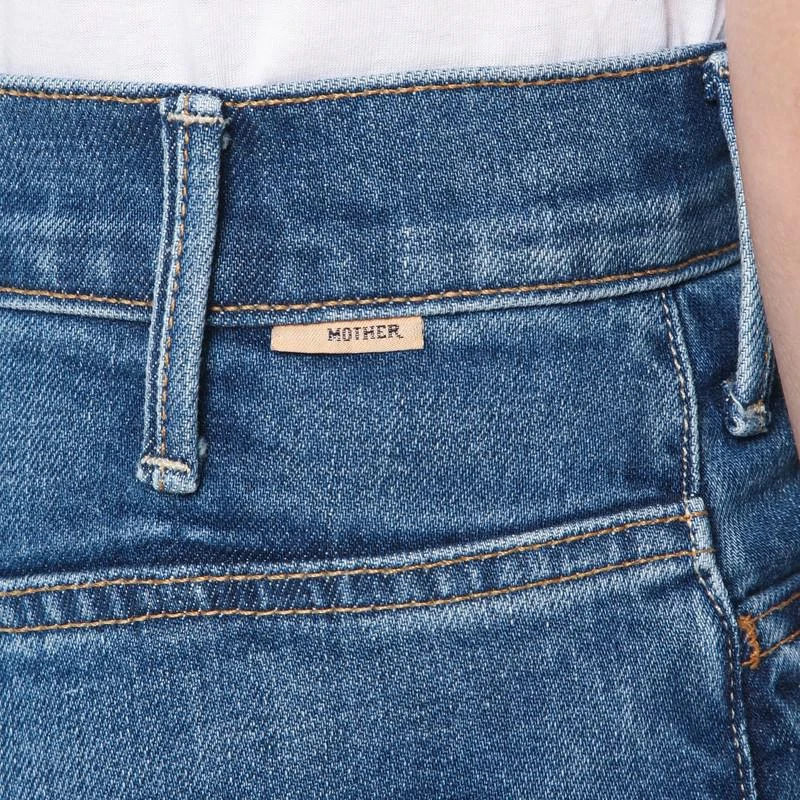 MOTHER Jeans The Hustler Roller Heel Cuff Fray 5