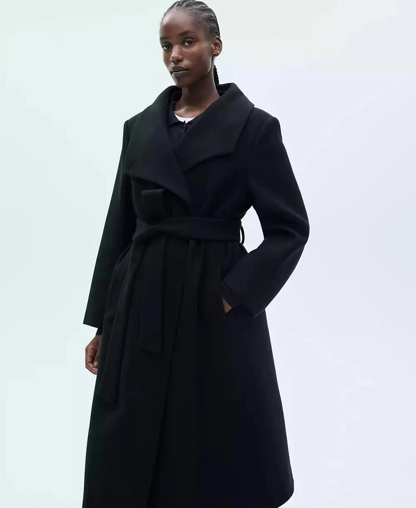 Mango Women's Belted Woolen Coat 4
