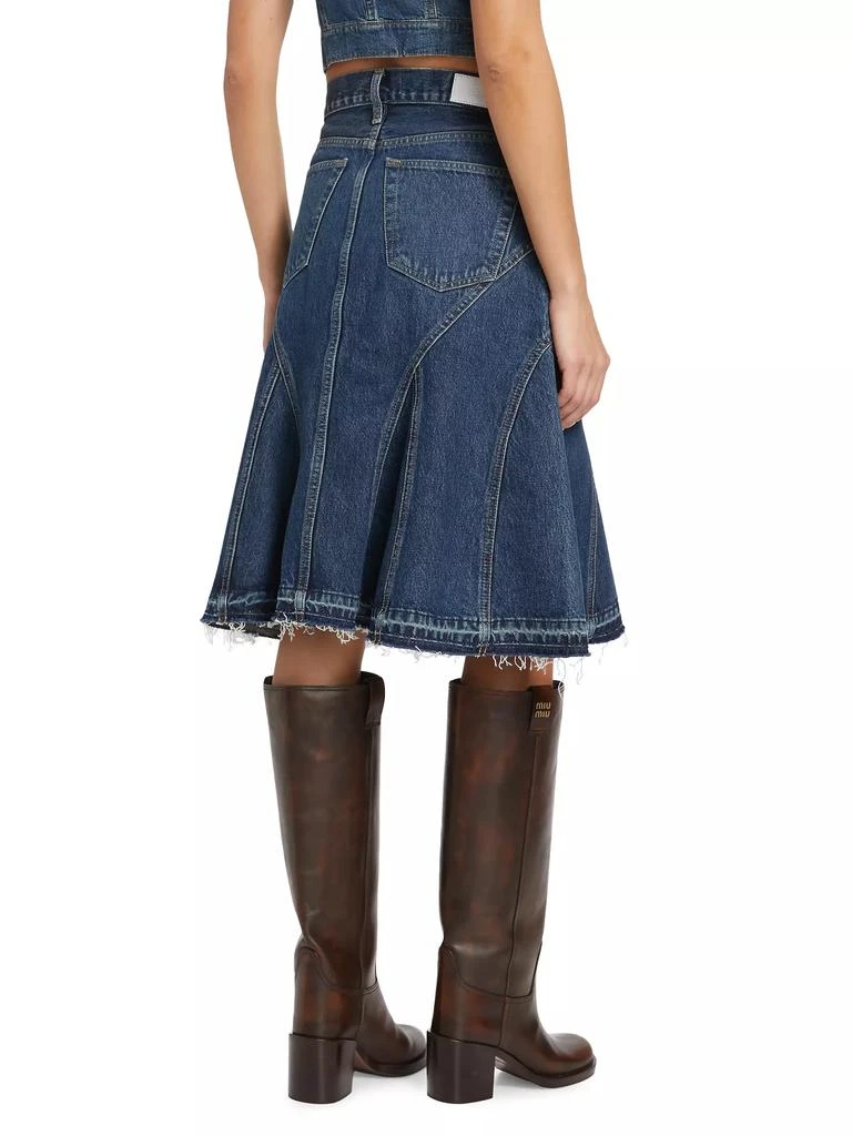 Re/Done Denim Midi-Skirt 5