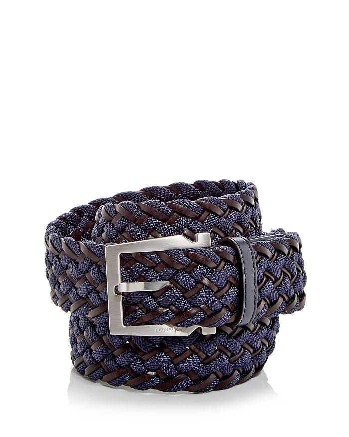 Salvatore Ferragamo Men's Nastro Woven Belt - Exclusive 1