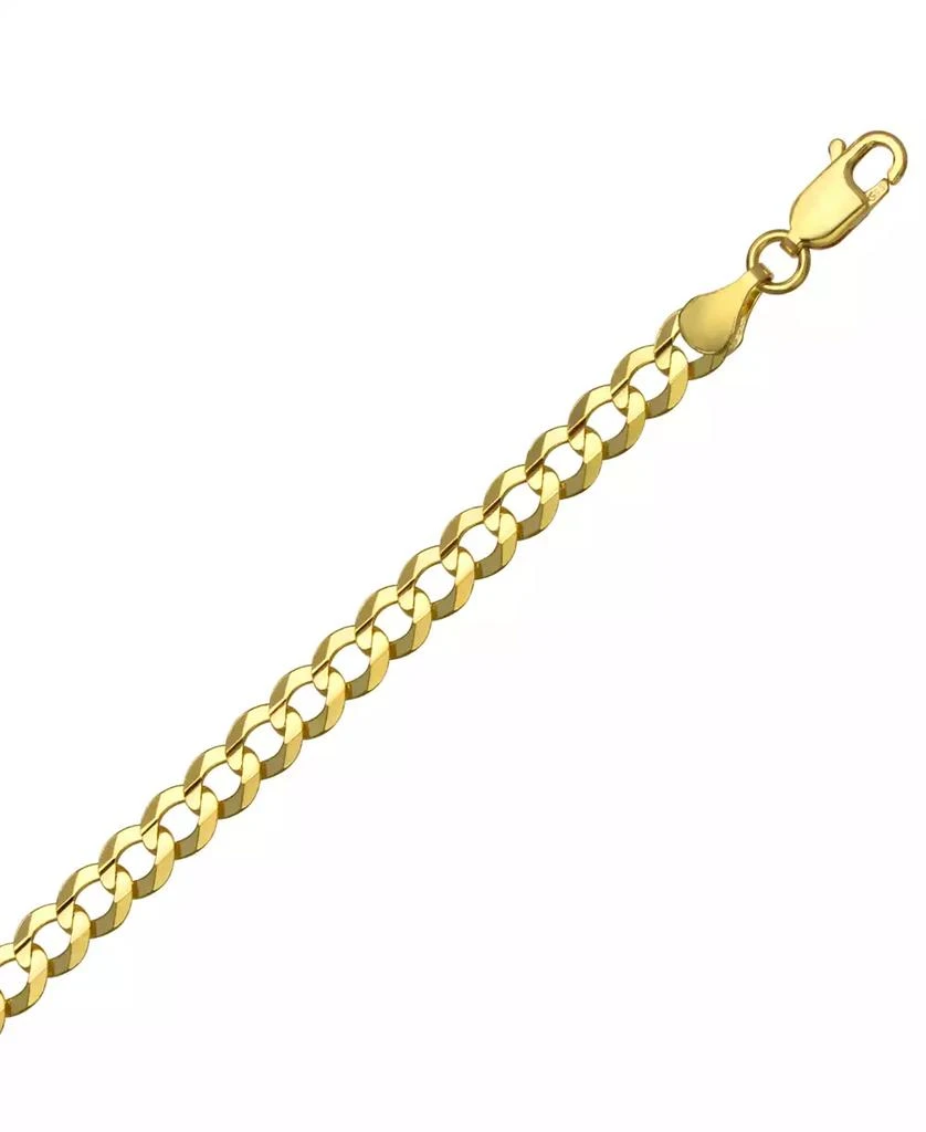 Italian Gold 22" Open Curb Link Chain Necklace (4-5/8mm) in Solid 14k Gold 4