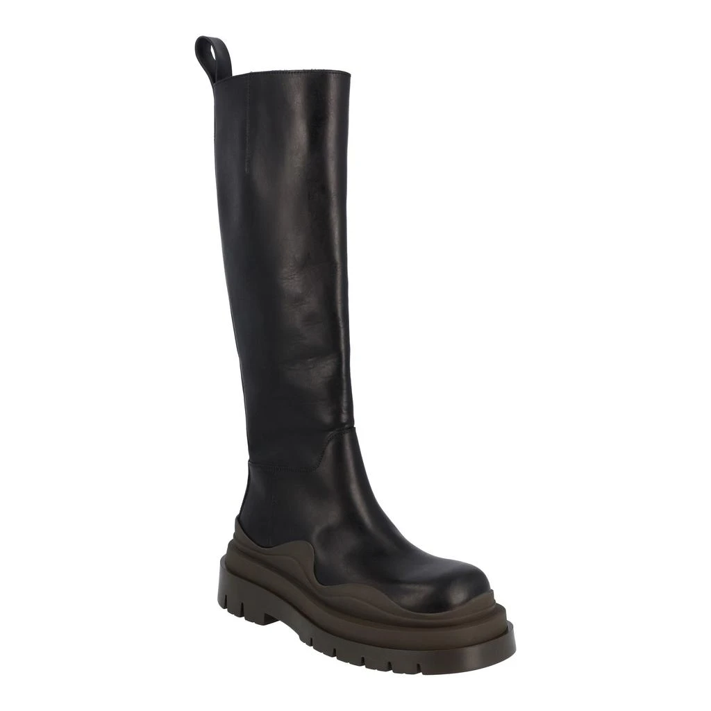 Bottega Veneta Bottega Veneta Women Tire Kneehigh Boots In Black And Camping 4