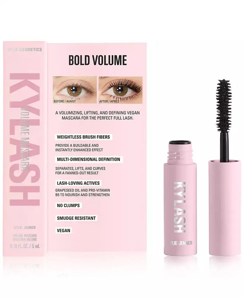 Kylie Cosmetics Kylash Volume Travel Size Mascara, 0.16 oz.