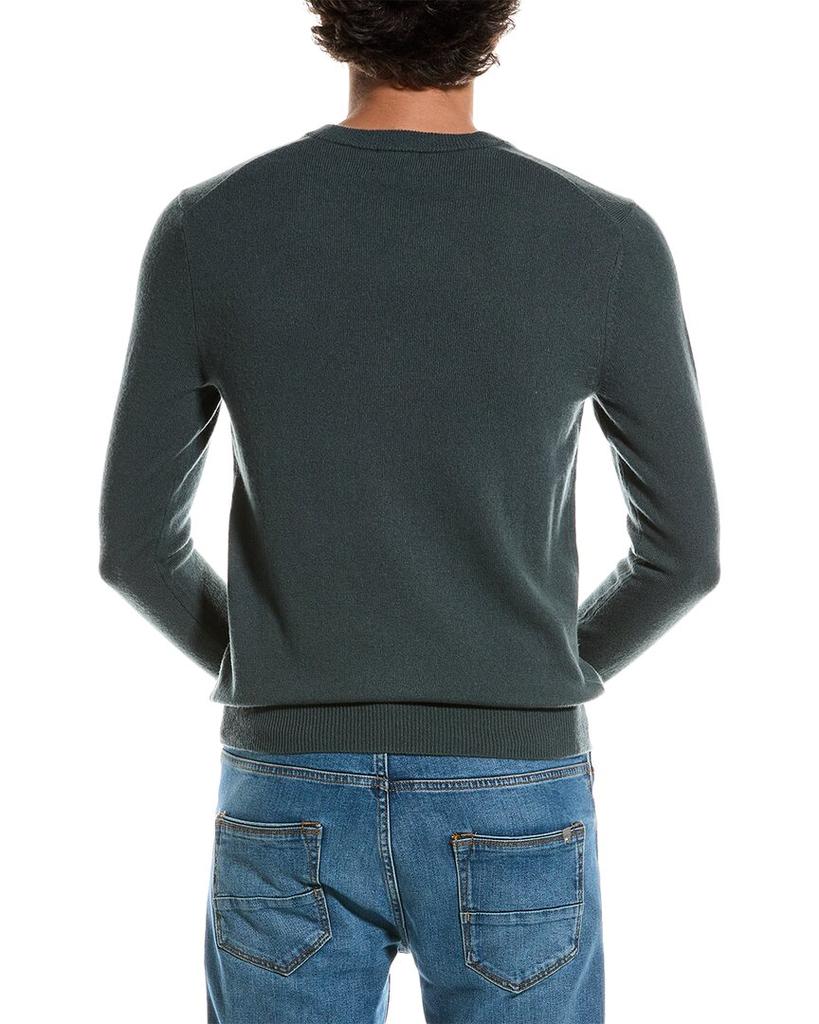 Qi Cashmere Solid Cashmere V-Neck Sweater