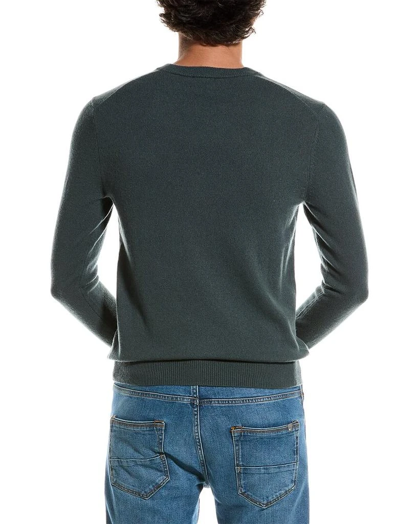 Qi Cashmere Solid Cashmere V-Neck Sweater 2