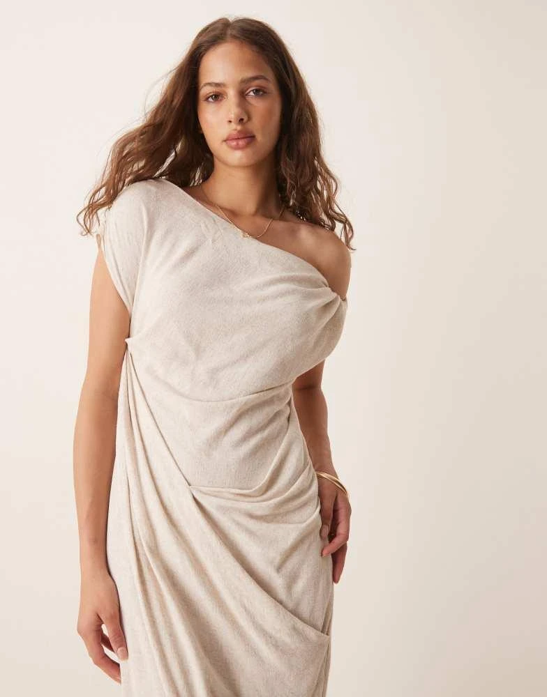 asos linen wrap dress ASOS Design - Halter Wrap Mini Dress - Women - Viscose/Linen - 4 US