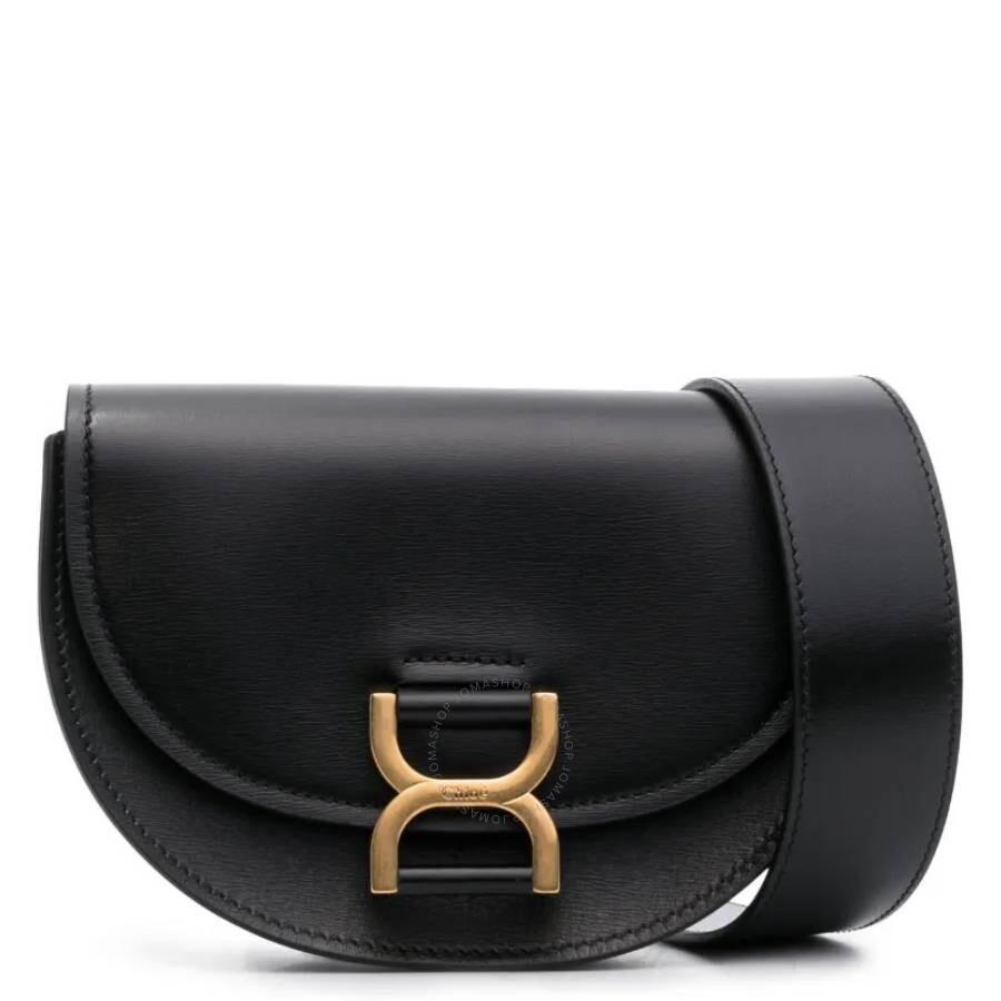 【関税&送料込】Chloe Biscuit Leather Small Mate Crossbody B Chloé Biscuit leather small Mate crossbody bag - Crossbody