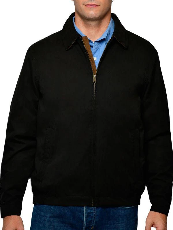 Thermostyles Classic Fit Microfiber Zip Golf Jacket 1