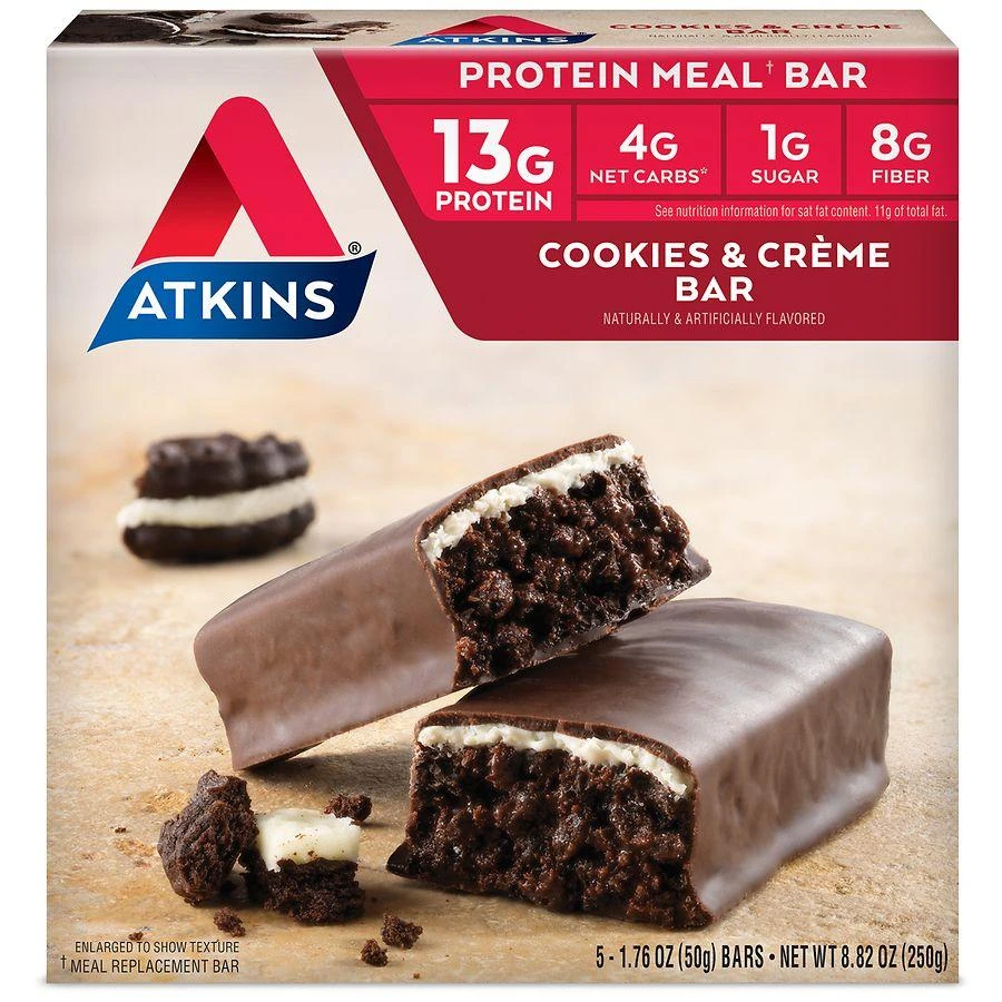 Atkins Meal Bars Cookies 'n' Creme 1