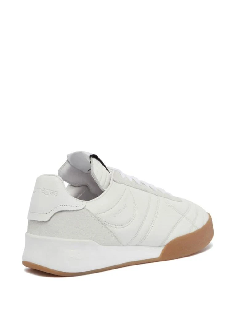 Courrèges Calf Leather Low-Top Sneakers 3