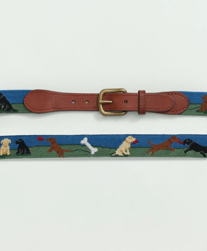 Brooks Brothers Smathers & Branson Needlepoint Belt 2