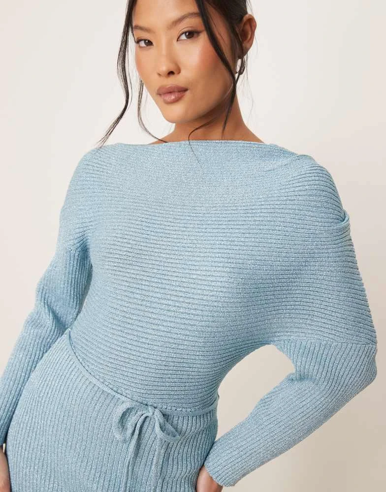 knitted pleated midi dress Braeden Knit Midi Dress main image 1