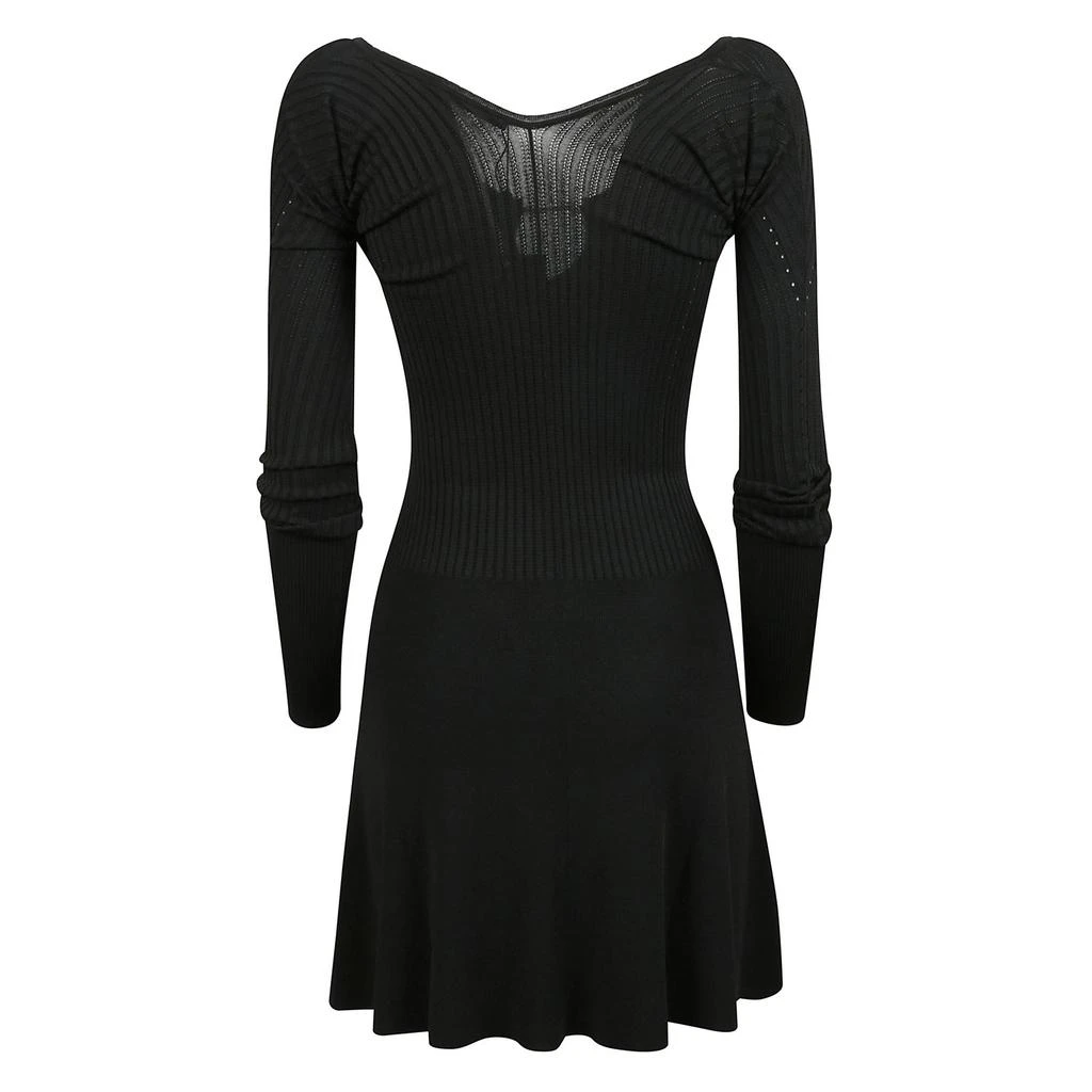 Jacquemus Jacquemus Long-Sleeve Ribbed Dress 2