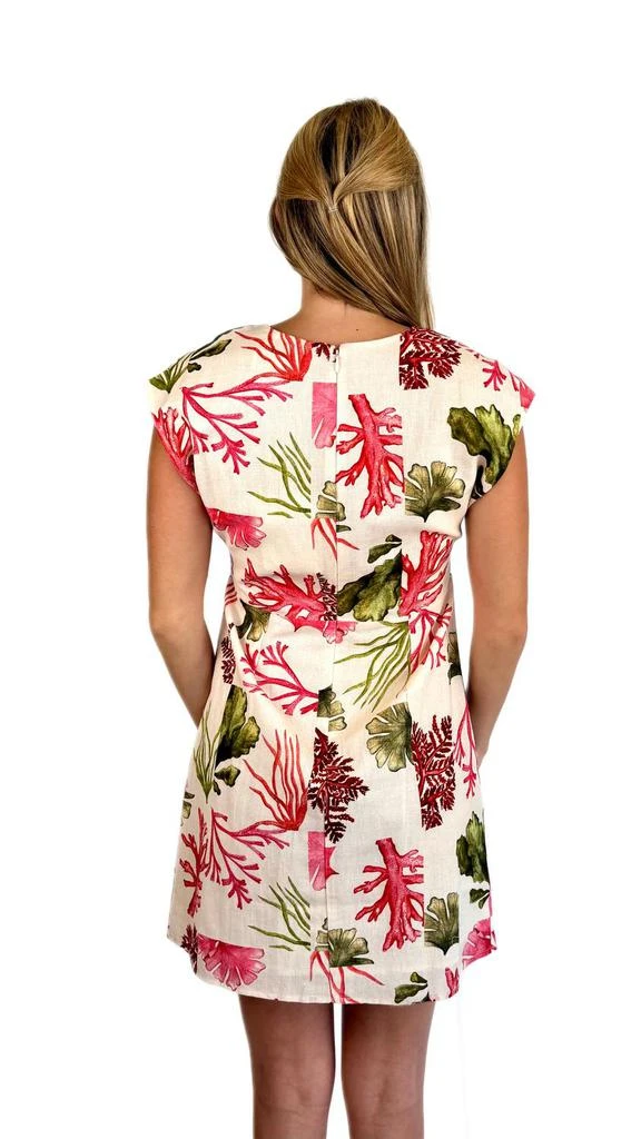 Anna Cate - Walker Dress  On Sale Now with Up to 68% Off | Discover  Exclusive Deals & Savings at BeyondStyle  Authentic Anna Cate women >  dresses > mini|anna-cate-walker-dress-pink-reef|beige|clothing|dresses|linen|mini|patterned|women  with