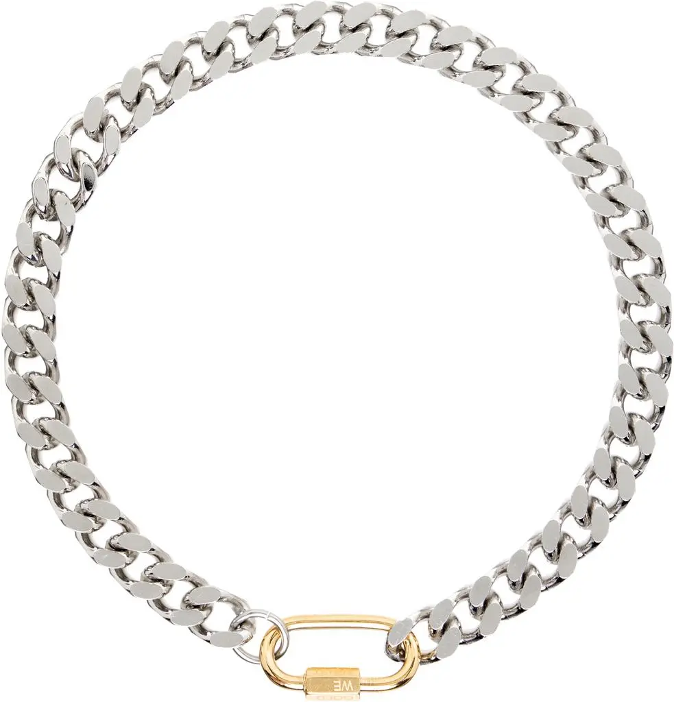 IN GOLD WE TRUST PARIS Curb Chain Necklace
