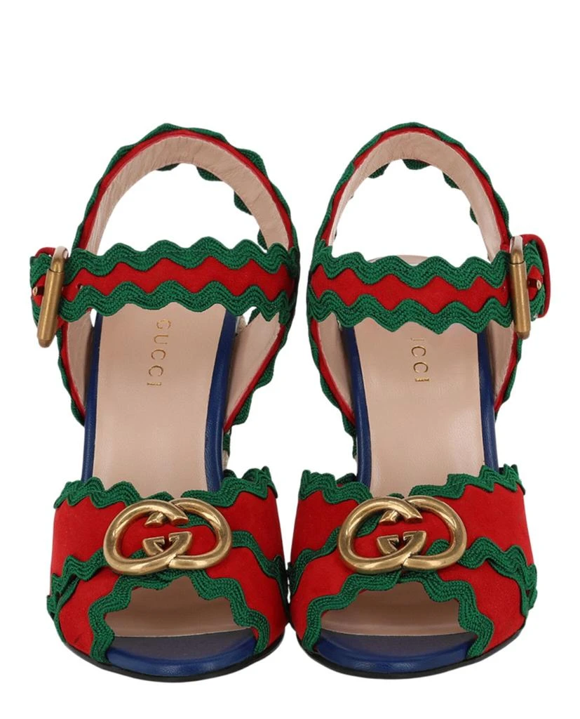 Gucci GG Wavy Colorblock Wedges 5