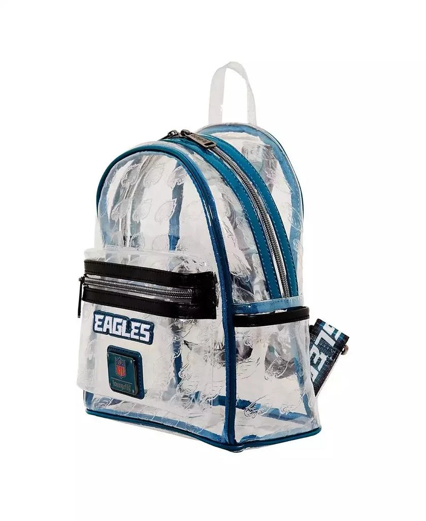 Loungefly Men's and Women's Philadelphia Eagles Clear Mini Backpack 3