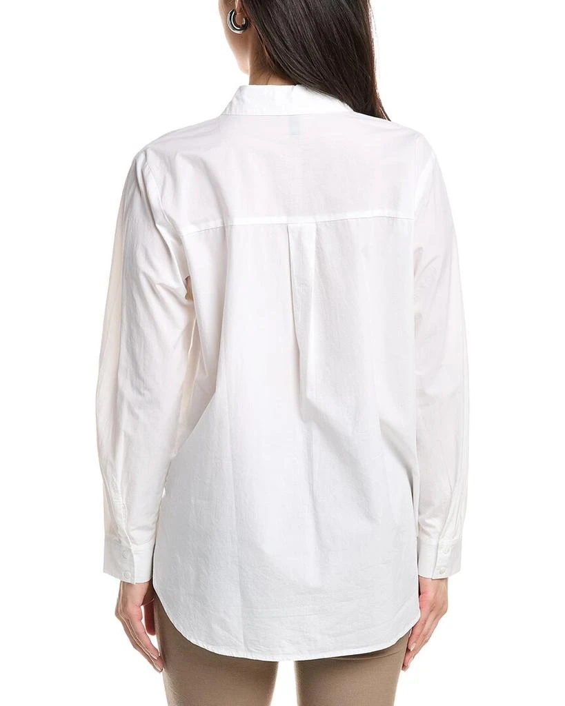 Eileen Fisher EILEEN FISHER Classic Collar Long Shirt 2