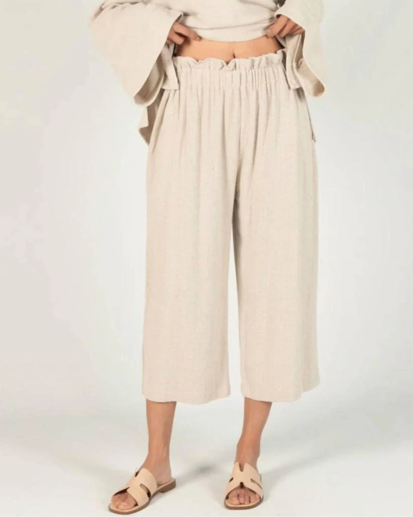 P.CILL P.Cill - Linen Crop Pant