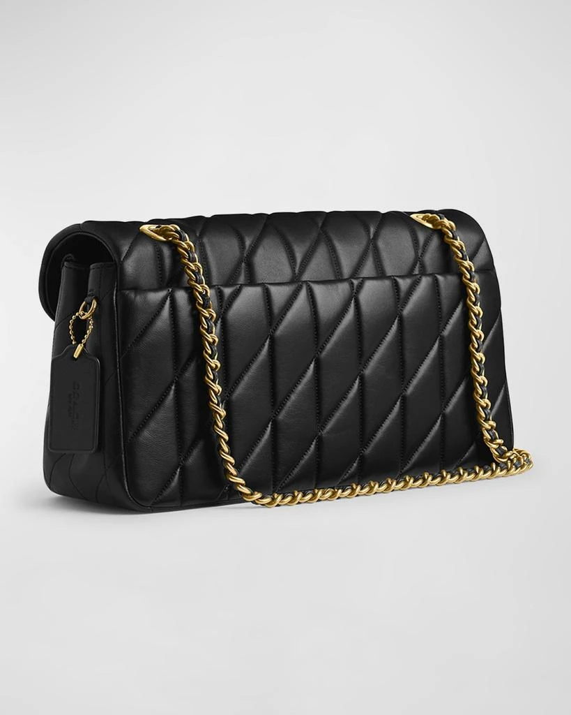 Coach Tabby 33 C Quilted Leather Shoulder Bag with Chain 5