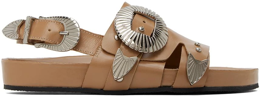 Toga Pulla SSENSE Exclusive Beige Hardware Sandals 1