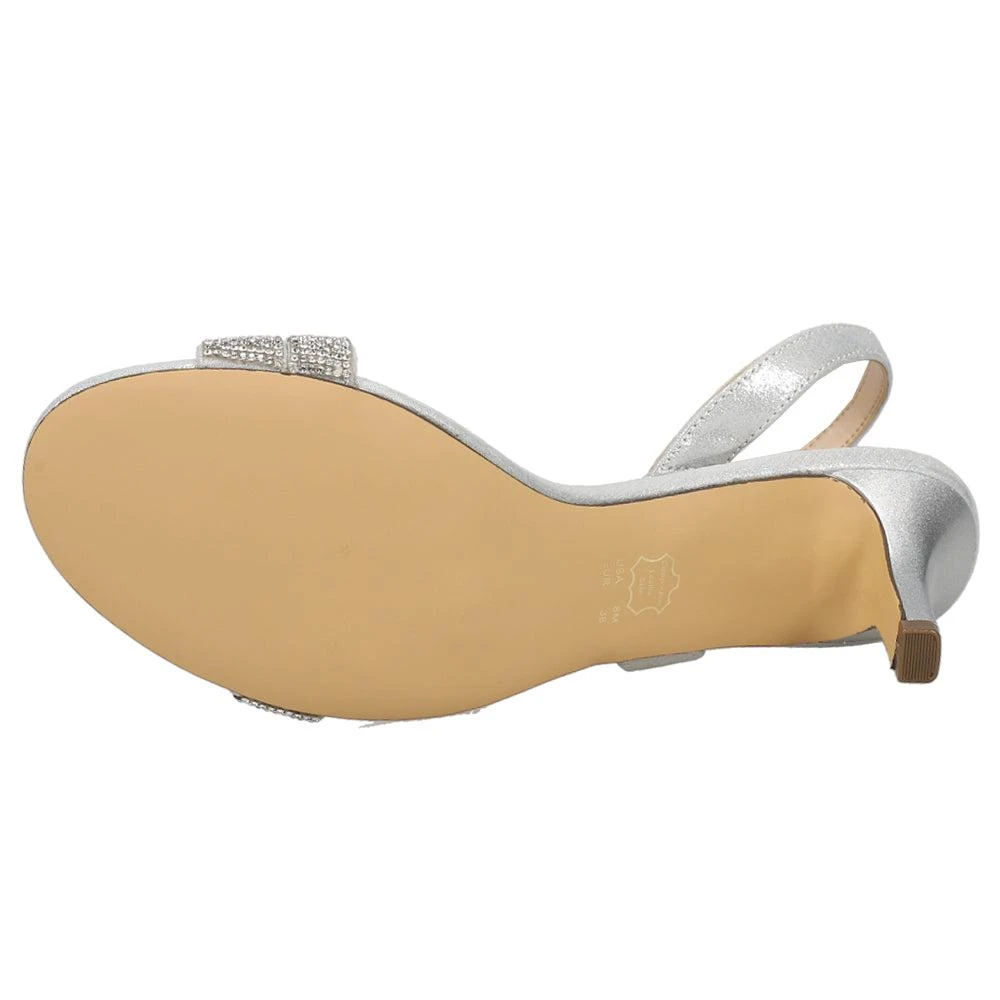 Nina Nieves Rhinestone Slingback Sandals 5