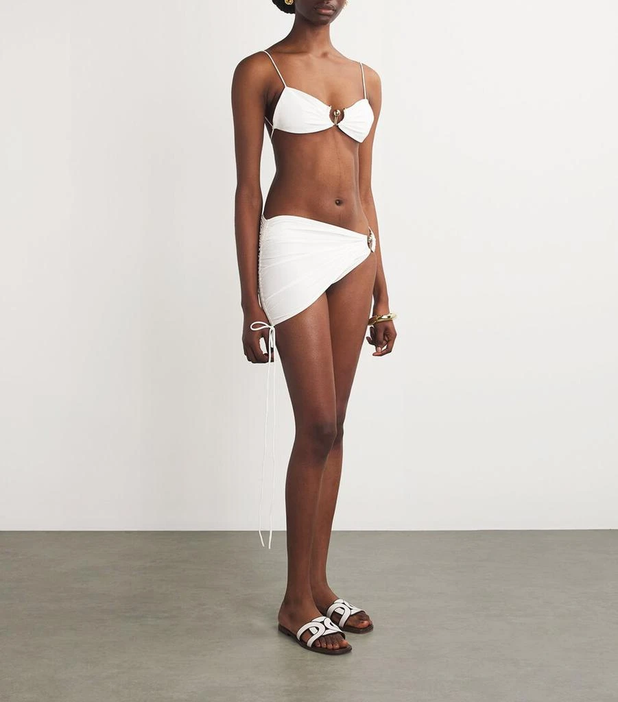 Christopher Esber Ruched Skirt Orbit Bikini Bottoms 2