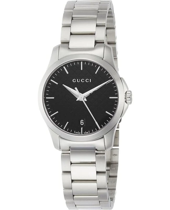 Gucci Gucci G-Timeless Black Dial Steel Women's Watch YA126592 1