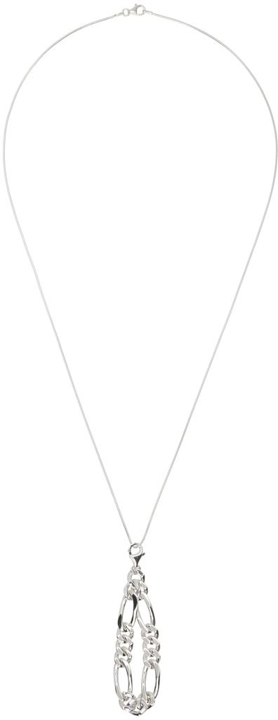 Pearls Before Swine Silver Uppat Pendant II Necklace
