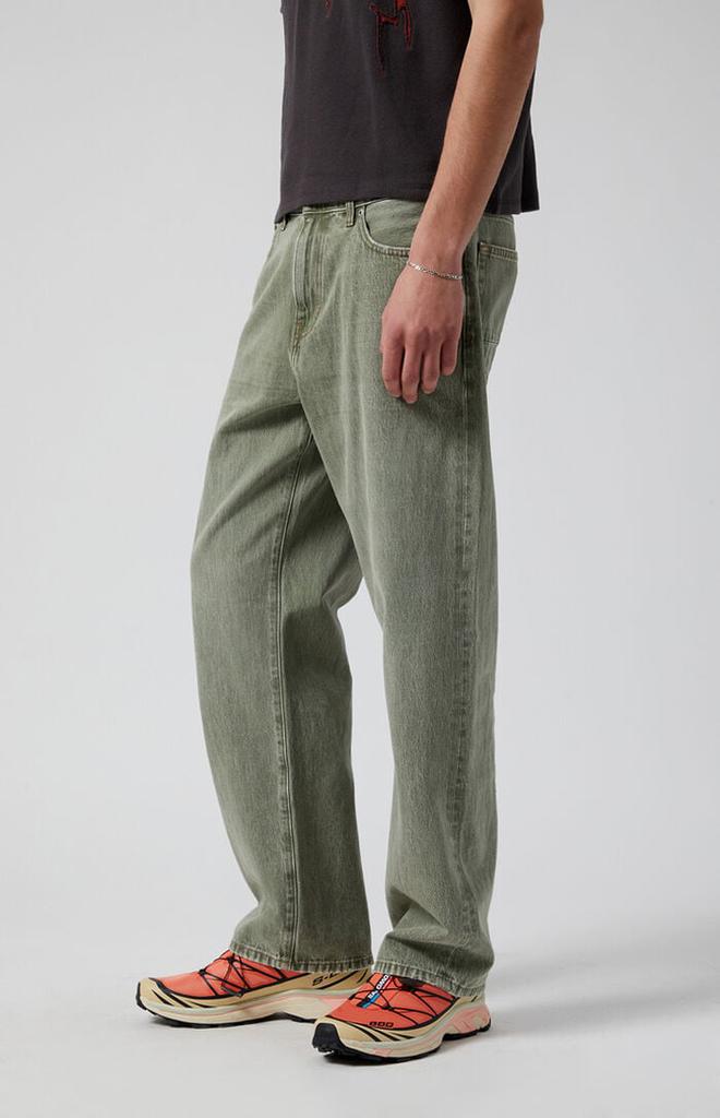 Shop Dylan Baggy Jeans Overdyed Olive on Sale at BeyondStyle – Get