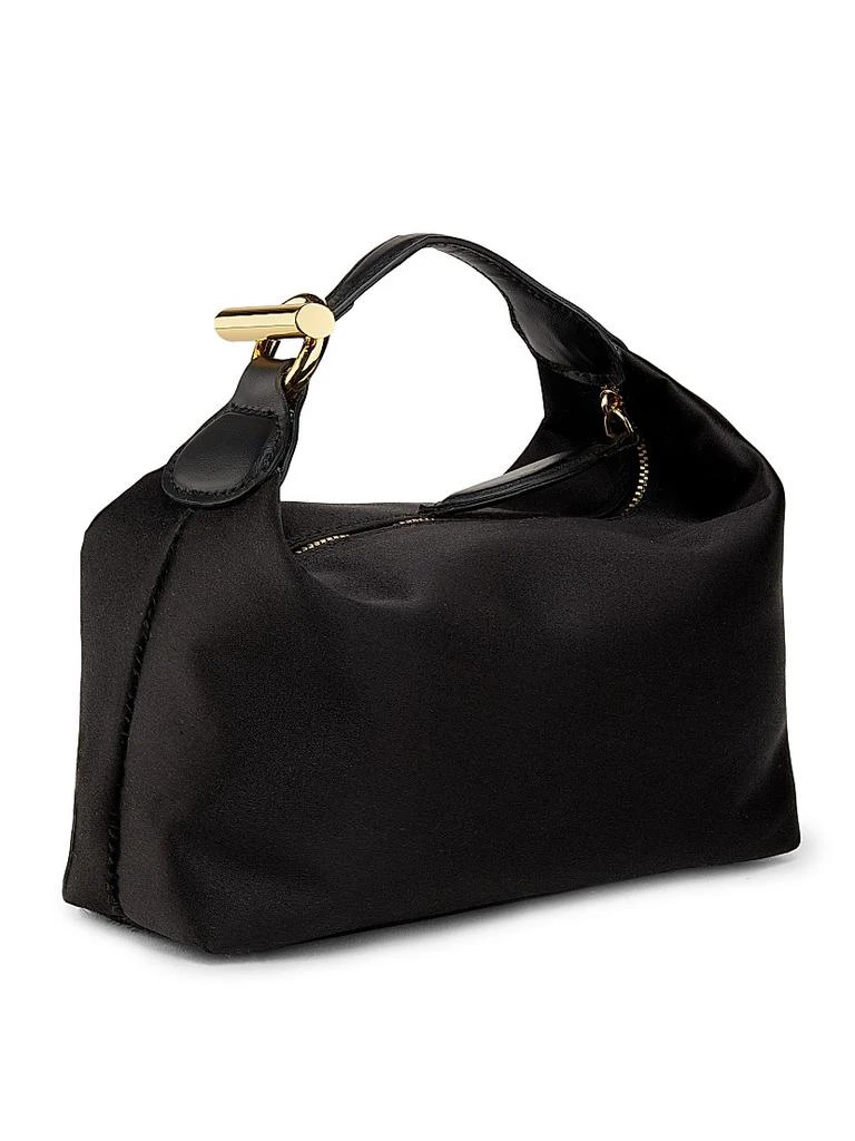 Liffner Satin Pillow Pouch Micro Top Handle Bag 3