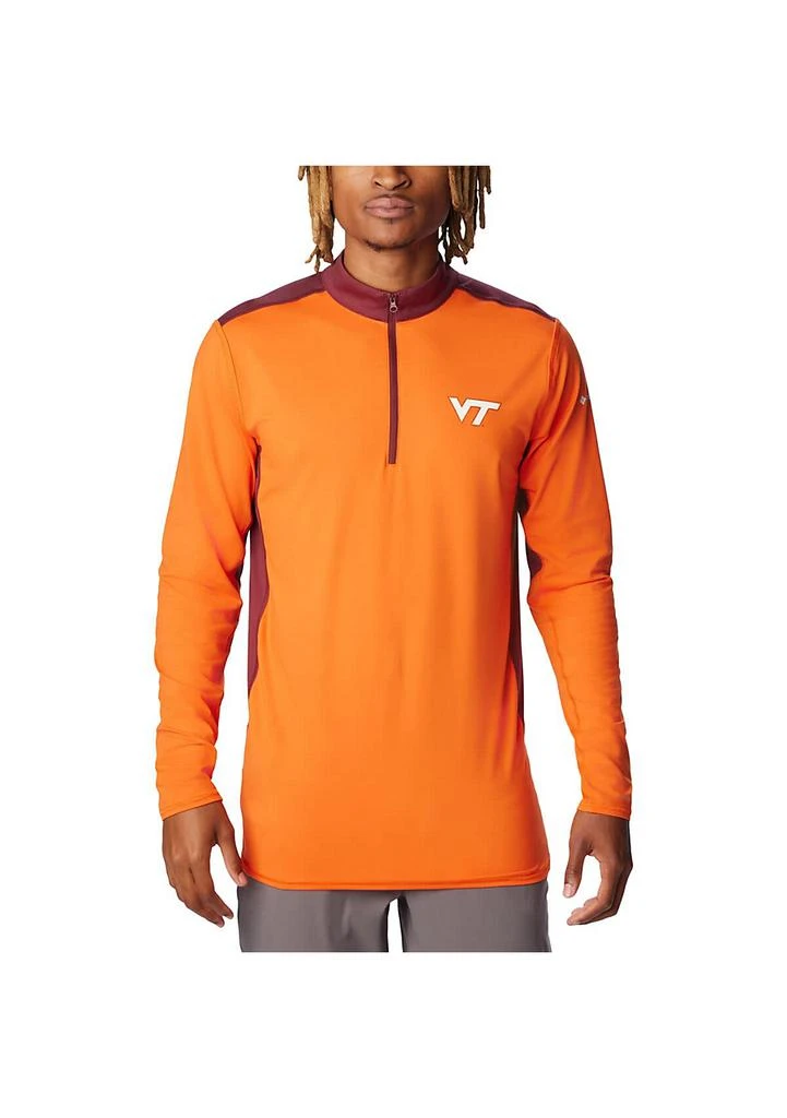 Columbia NCAA Virginia Tech Hokies Tech Trail™ Omni-Shade Quarter-Zip Top