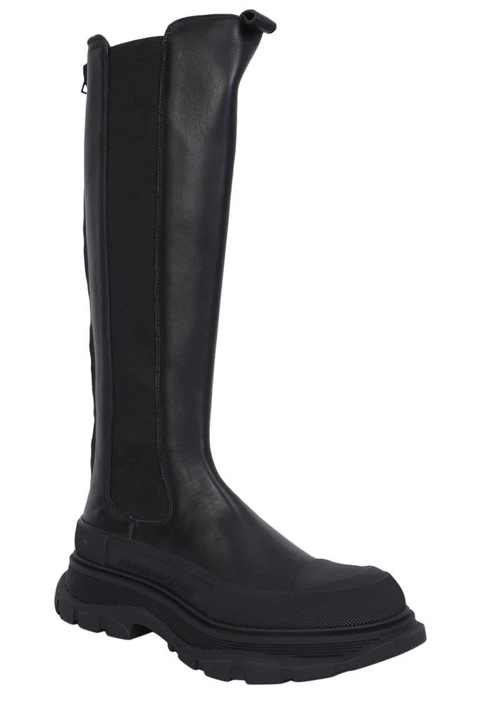 Alexander McQueen Alexander McQueen Round-Toe Knee-High Boots 2