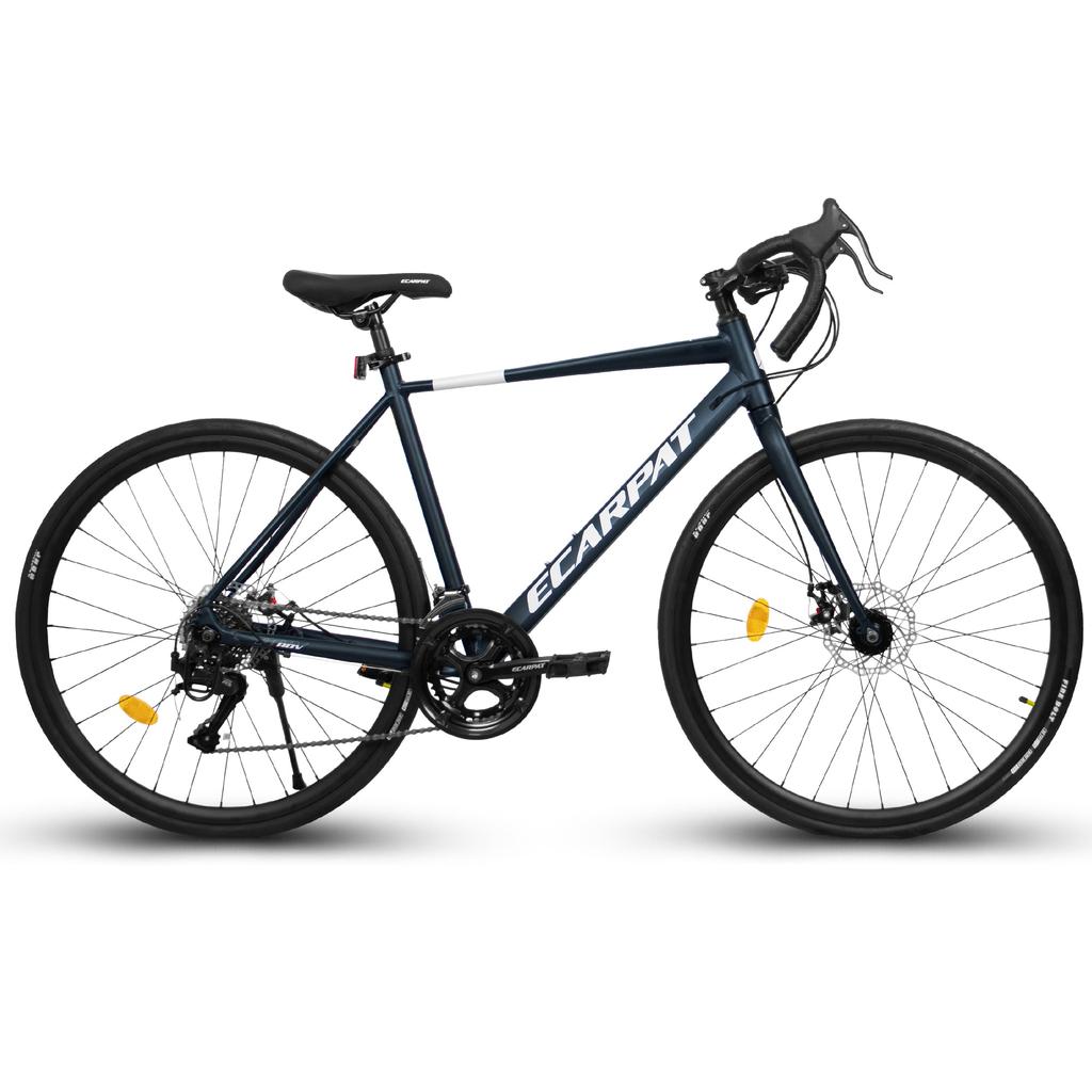 Streamdale Furniture Streamdale 700C Road Bike Disc Brakes, Aluminum Frame, 16-Speed, L Size
