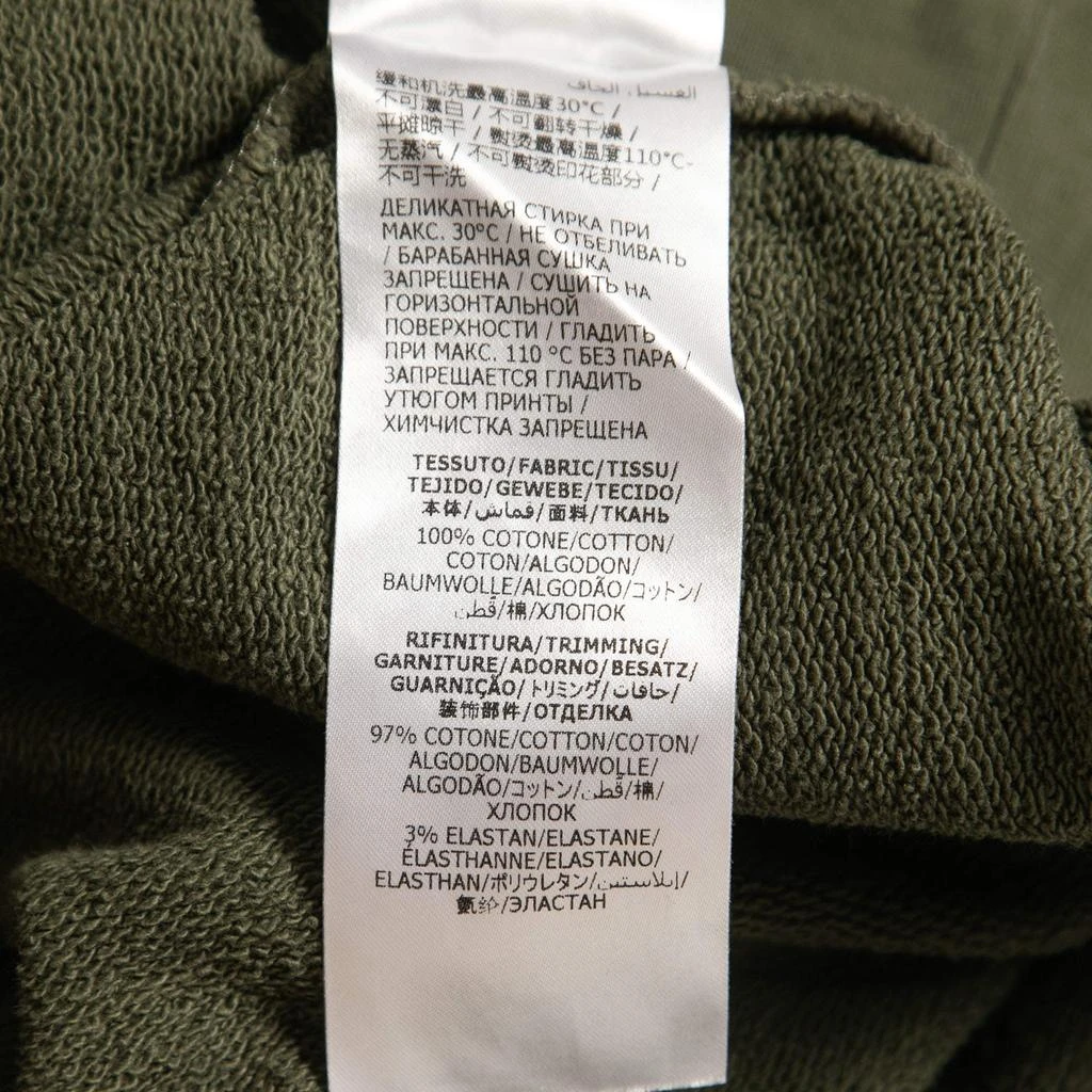 Alexander McQueen Alexander McQueen Military Green Logo Print Cotton Jogger Sweatshirt Set M/S 5