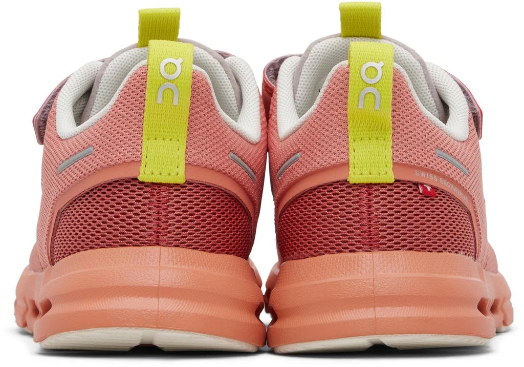 On Little Kids Orange Cloud Play Sneakers 2