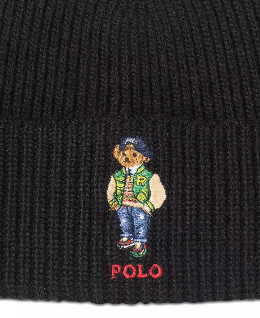 Ralph Lauren Men's Signature Varsity Bear Beanie