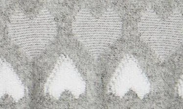 Bobeau Heart Jacquard Mock Neck Sweater 7