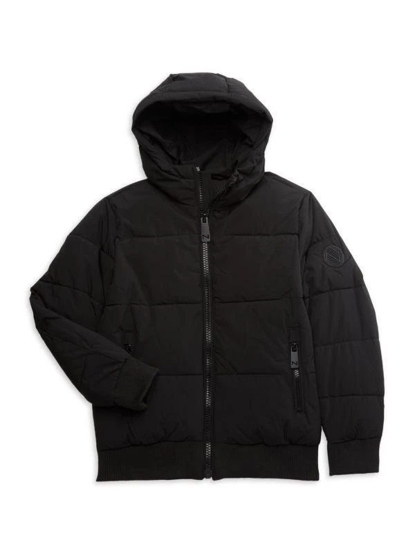 NOIZE Boy's Hooded Bomber Jacket 1