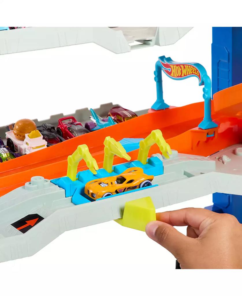 Hot Wheels City Ultimate Garage Playset with 2 Die-Cast Cars, Toy Storage For 50 Plus Cars